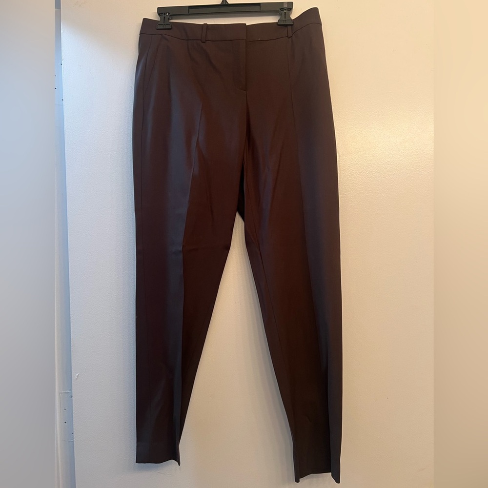 BOSS Brown Wool Trousers